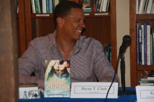 Bryan T. Clark at the Book Barn Author Event, Clovis, CA.