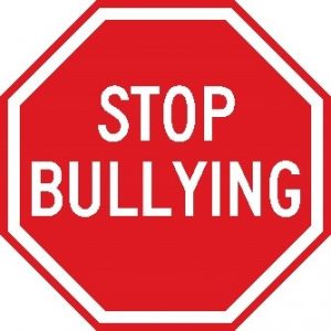 stop bullying sign